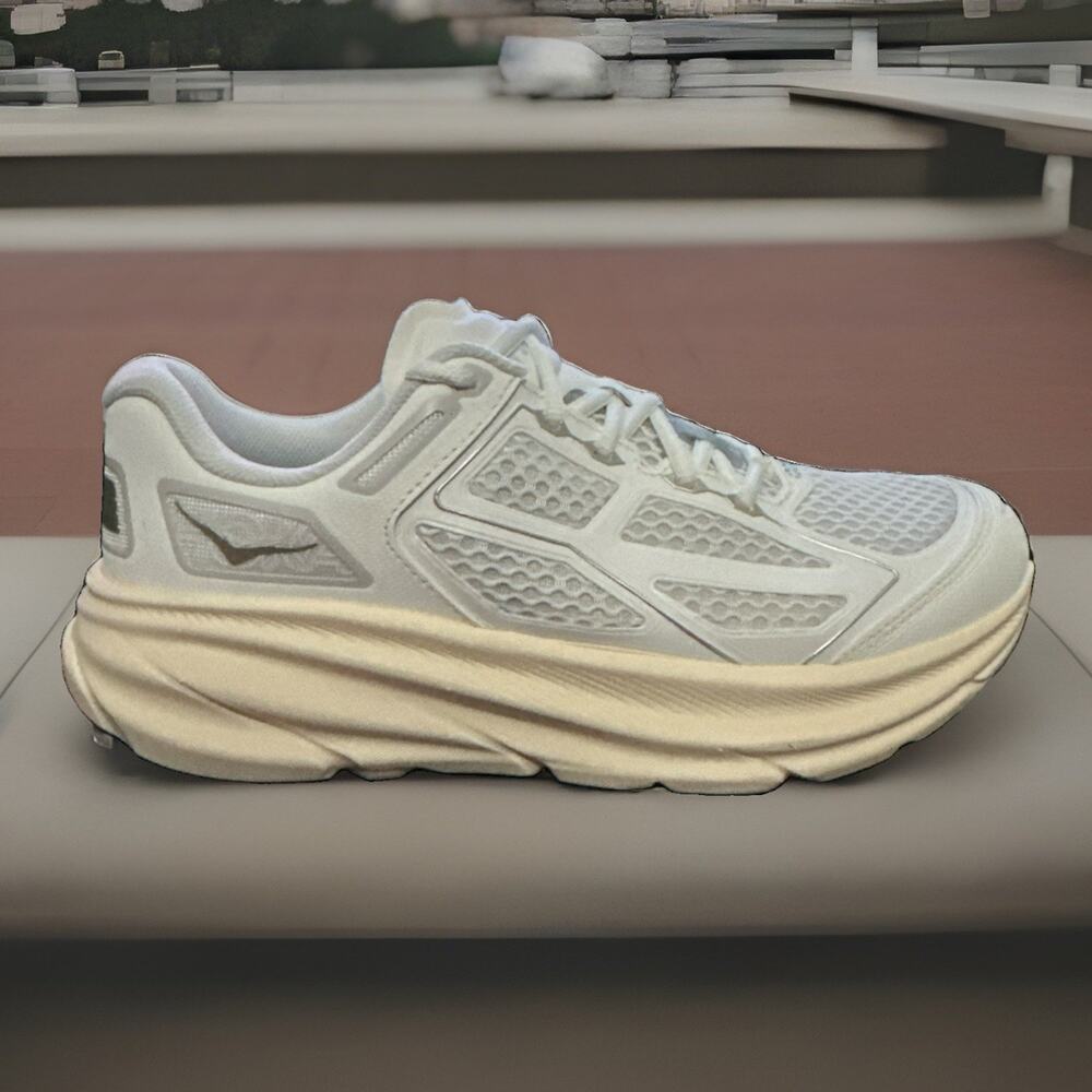New Women's Size 8 Hoka Clifton One 9 Frosted Cosmic Grey 1155370-FCG Men's 7
